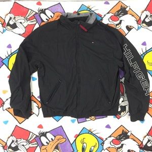 Vintage Tommy Hilfiger spell out lined jacket